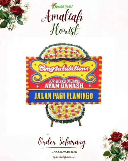 Sewa Papan Bunga Sedongon